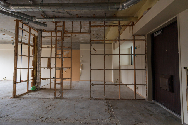 部分解体・リフォーム前撤去